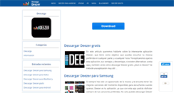 Desktop Screenshot of descargardeezer.com