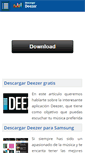 Mobile Screenshot of descargardeezer.com