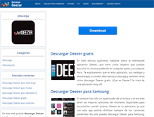 Tablet Screenshot of descargardeezer.com